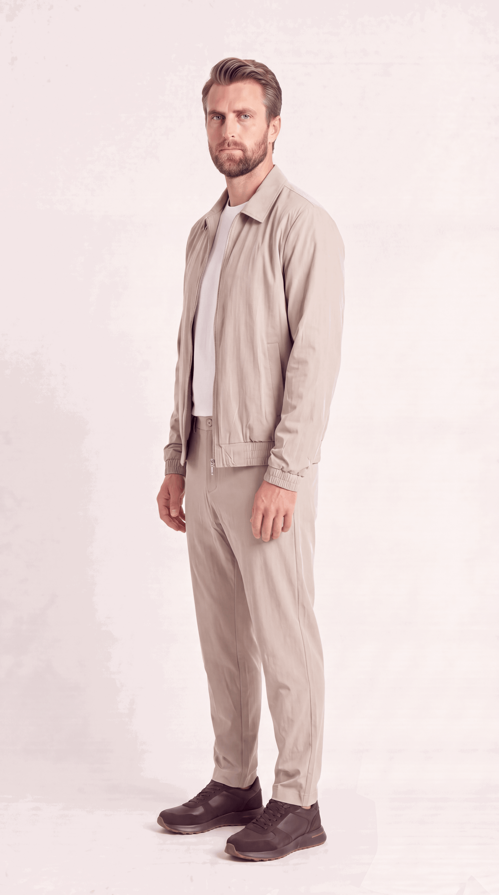 BEIGE TECH SUIT