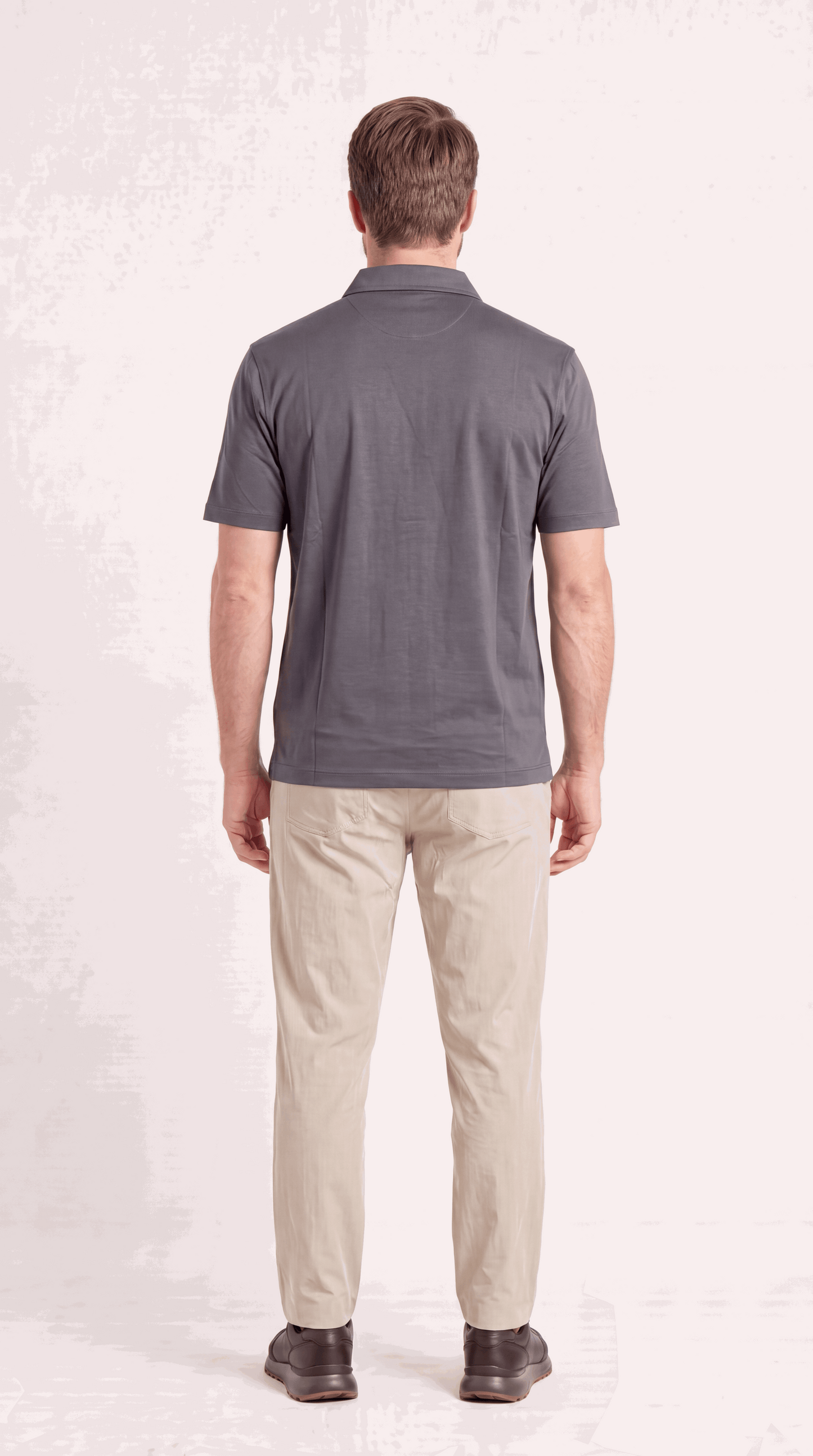 INTERLOCK SUPIMA POLO | SLATE GREY