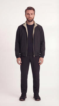 WENDEJACKE SCHWARZ/BEIGE SUIT