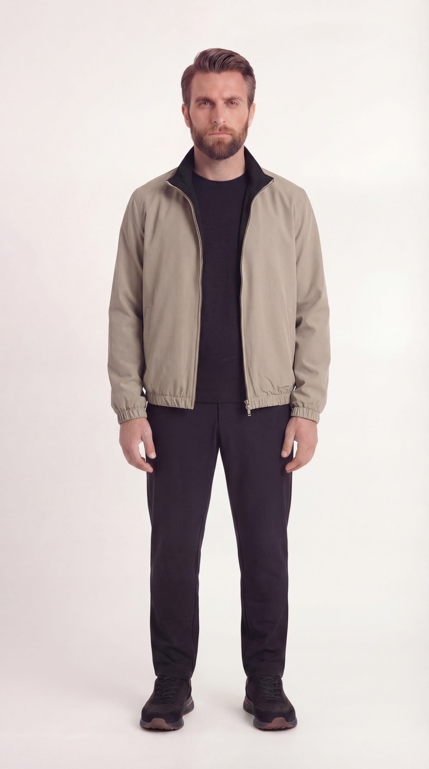 WENDEJACKE ONYX SCHWARZ/BEIGE
