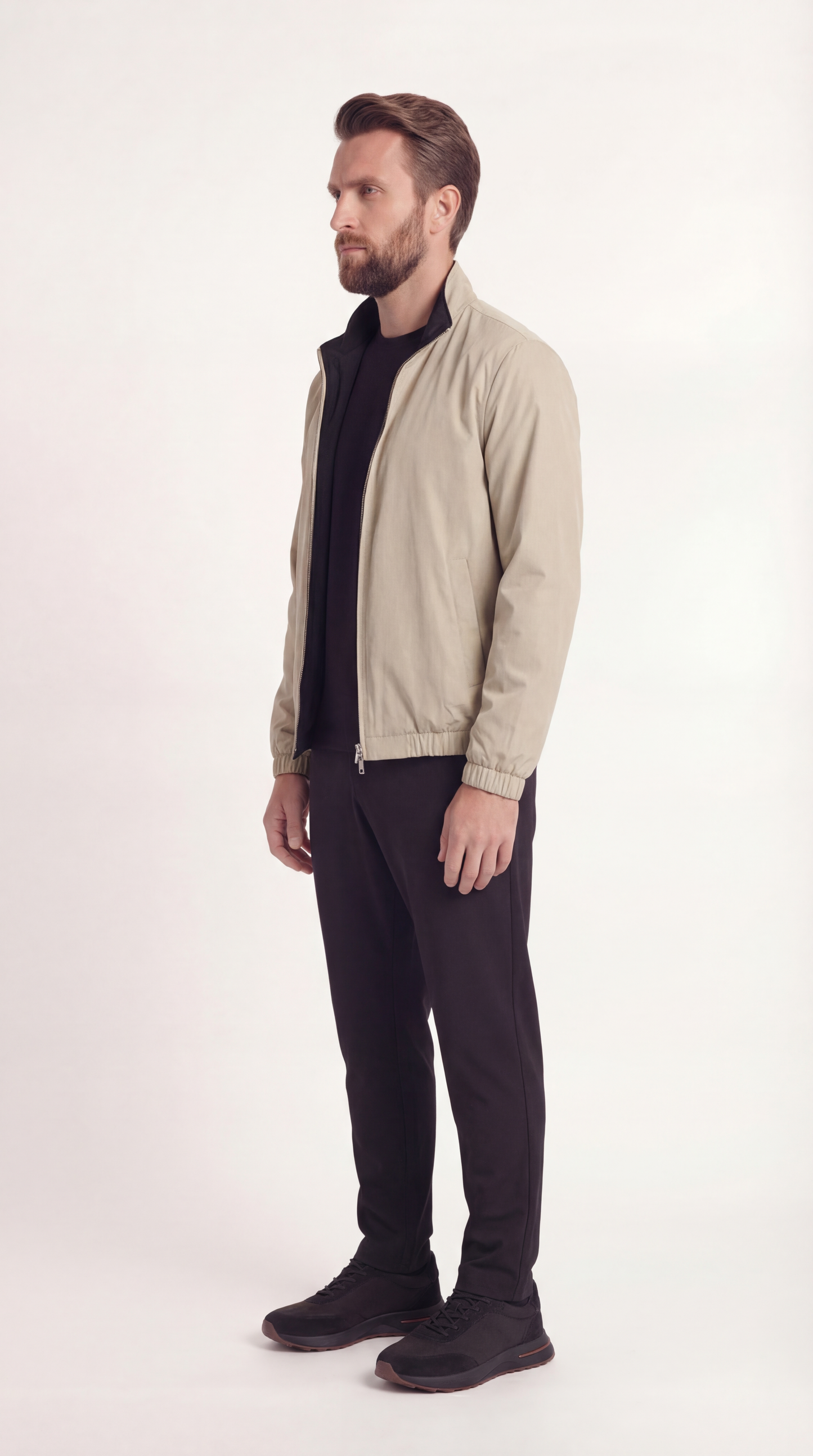 WENDEJACKE ONYX SCHWARZ/BEIGE