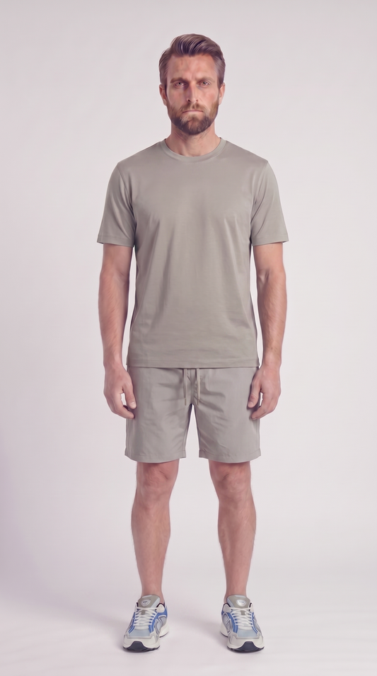 INTERLOCK SUPIMA SET | HELLBEIGE