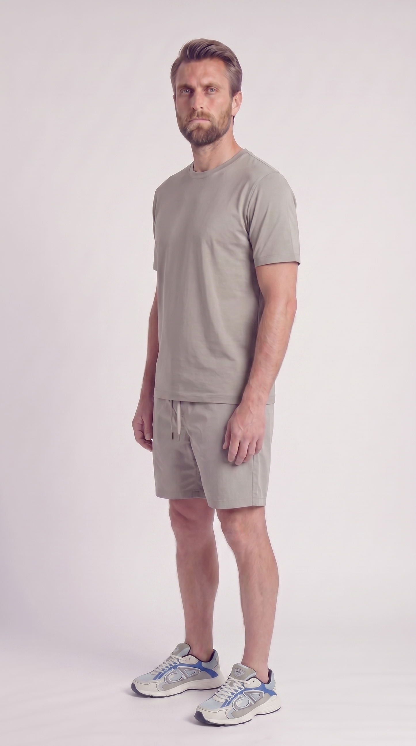 INTERLOCK SUPIMA T-SHIRT | HELLBEIGE