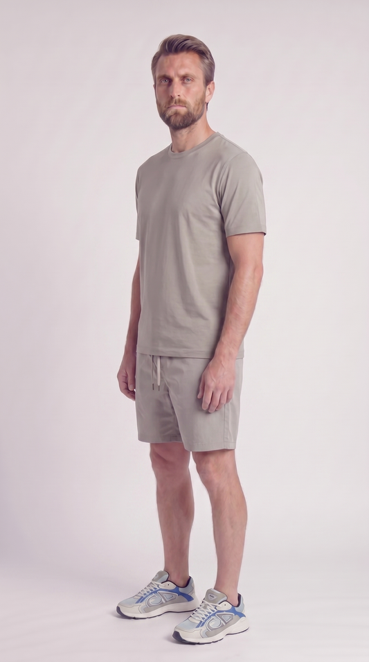INTERLOCK SUPIMA SET | HELLBEIGE