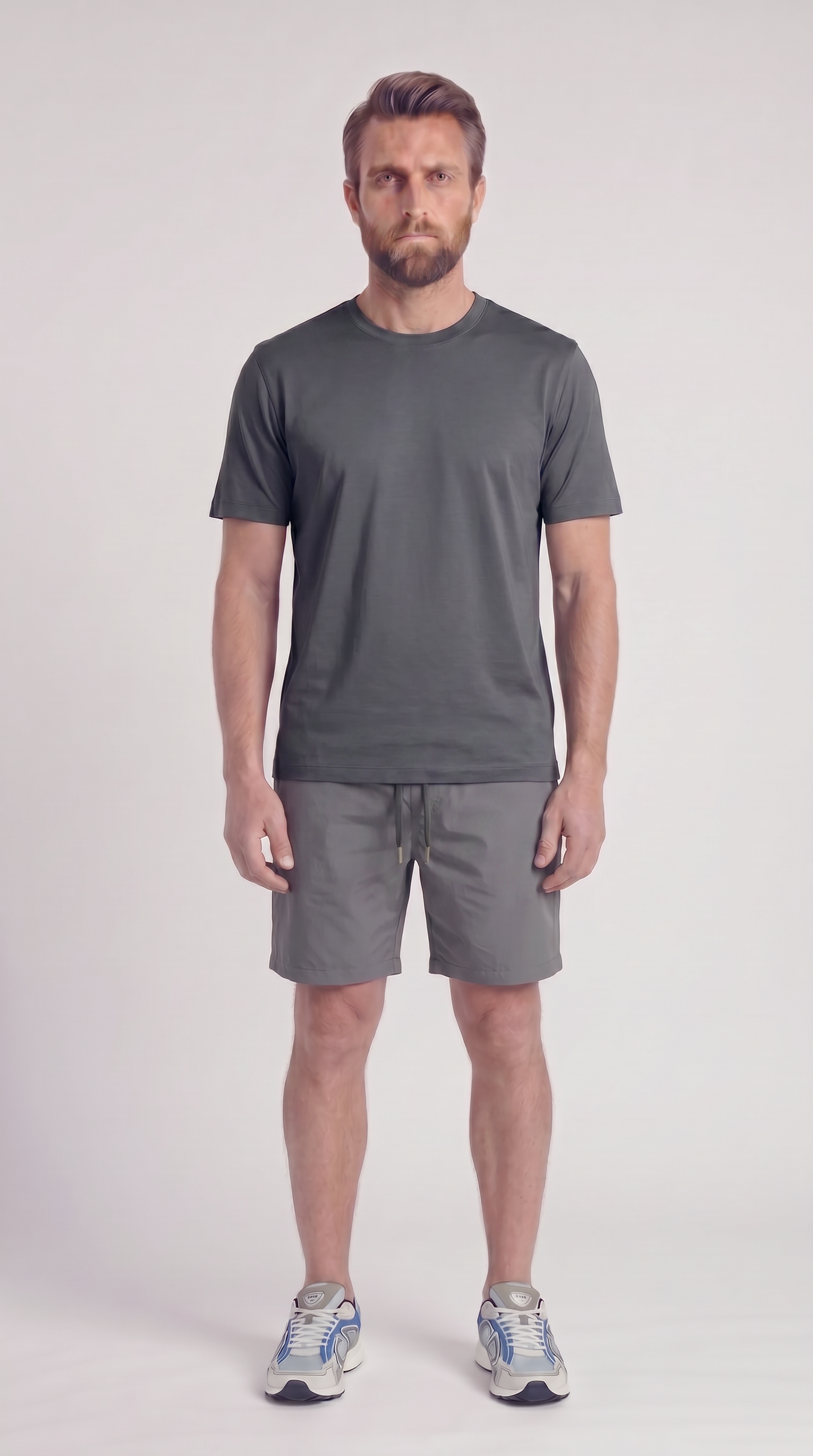 INTERLOCK SUPIMA SET | GRAU