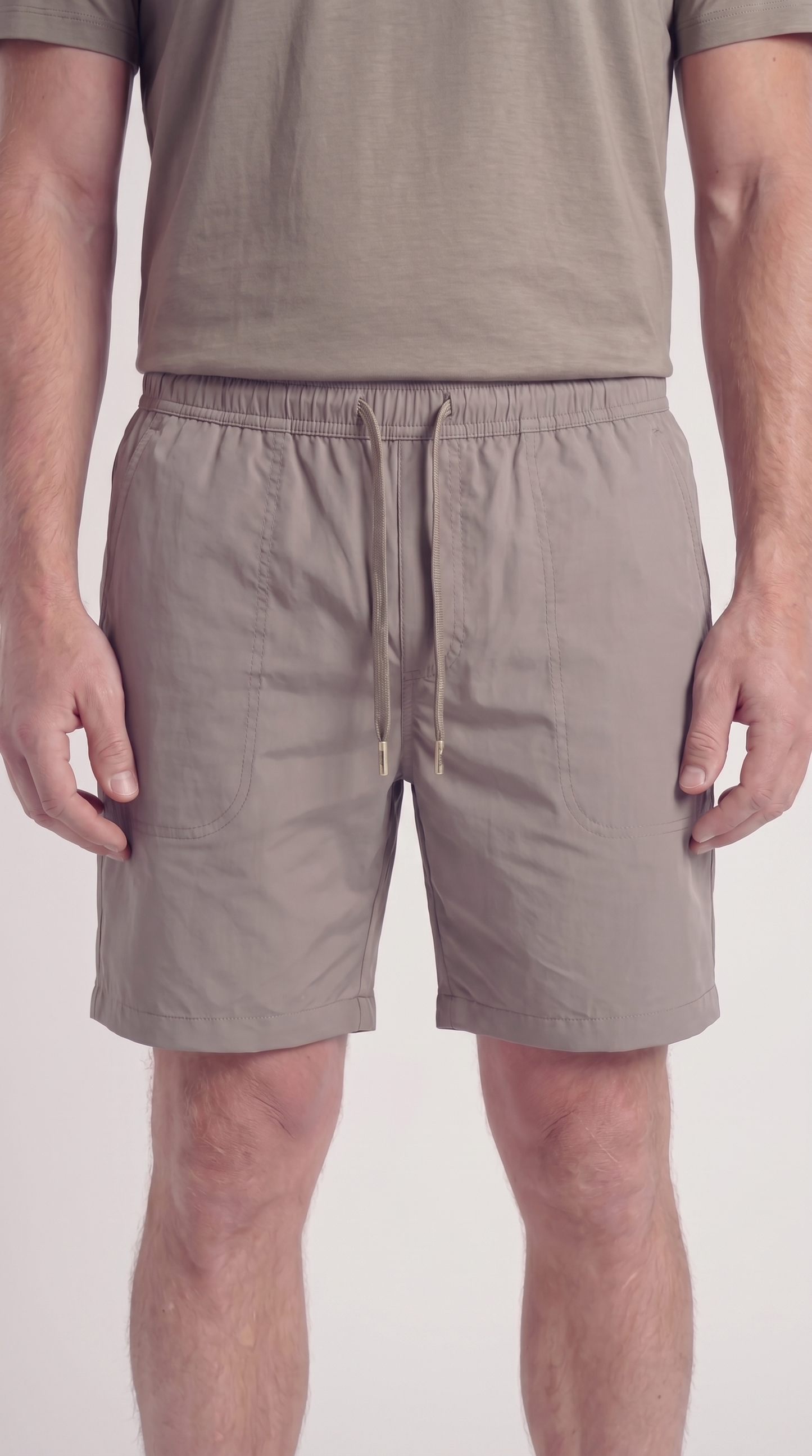 INTERLOCK SUPIMA SHORTS | DUNKELBEIGE
