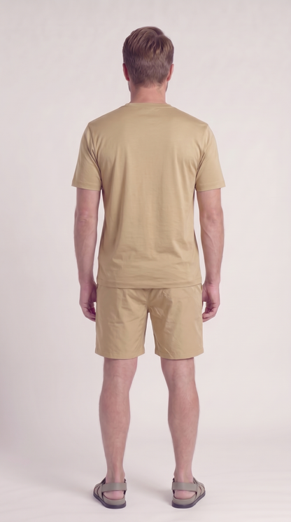 INTERLOCK SUPIMA SET | BEIGE