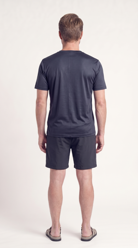 INTERLOCK SUPIMA SET | MARINEBLAU