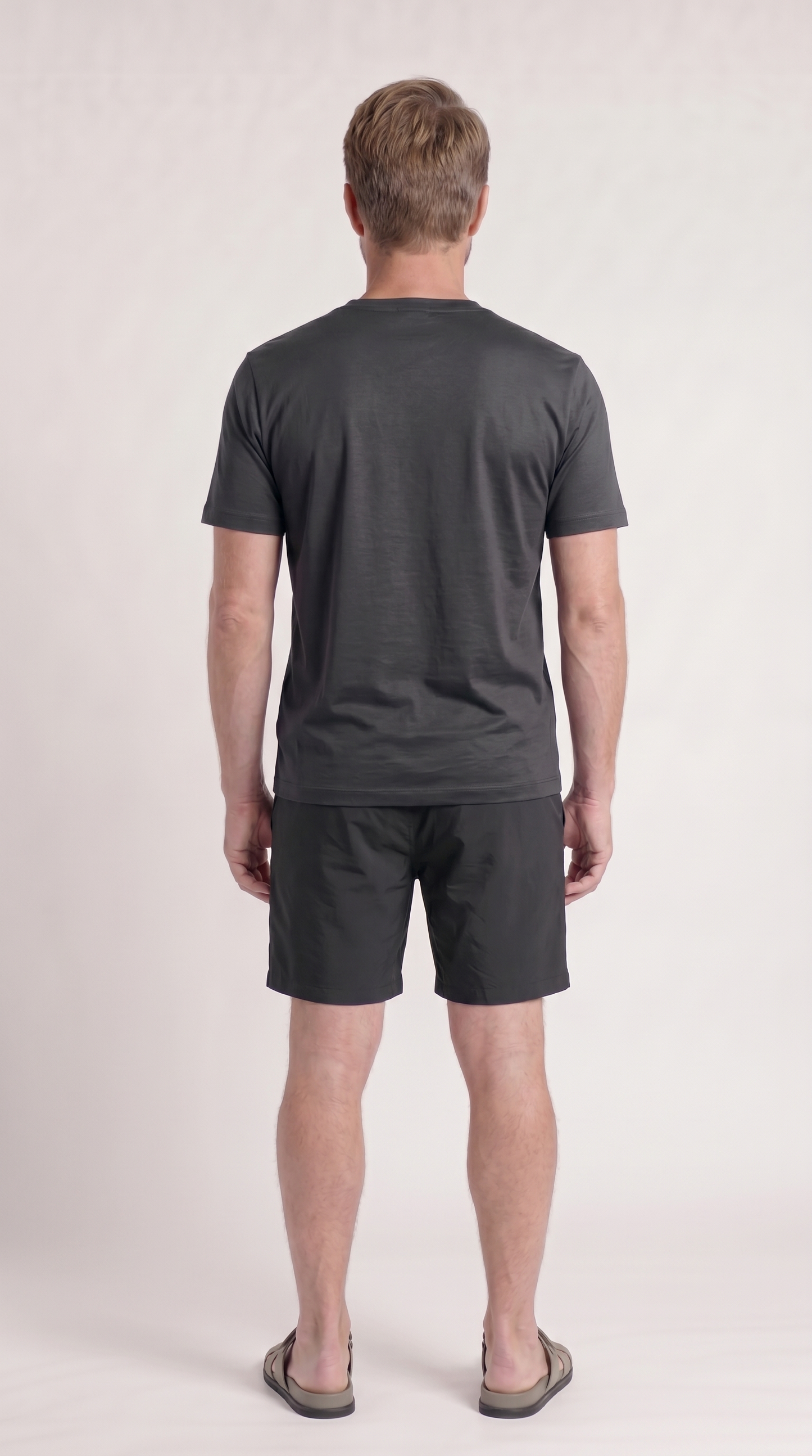 INTERLOCK SUPIMA T-SHIRT | ONYX SCHWARZ