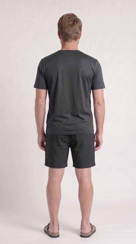 INTERLOCK SUPIMA SET | ONYX SCHWARZ