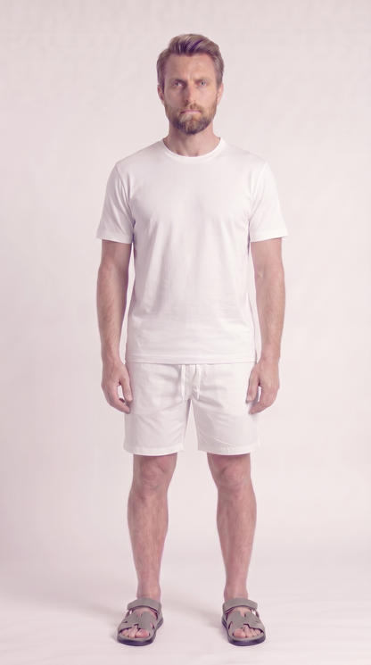 INTERLOCK SUPIMA SET | WEISS