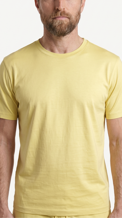INTERLOCK SUPIMA T-SHIRT | ZITRONE