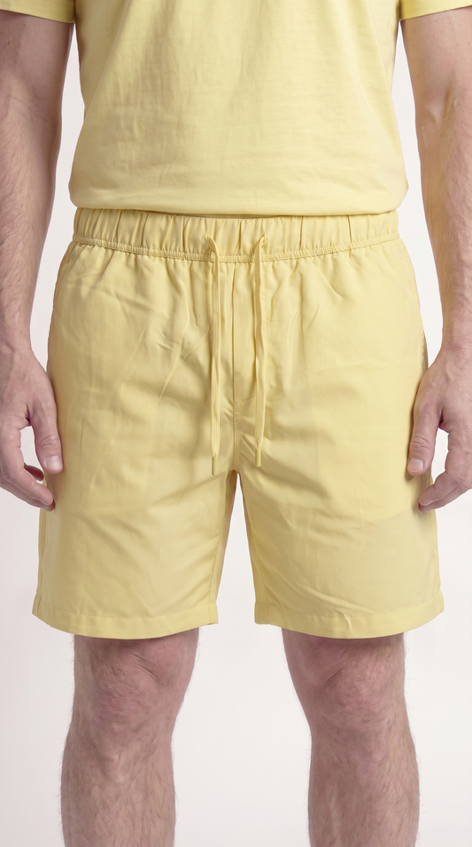INTERLOCK SUPIMA SHORTS | ZITRONE