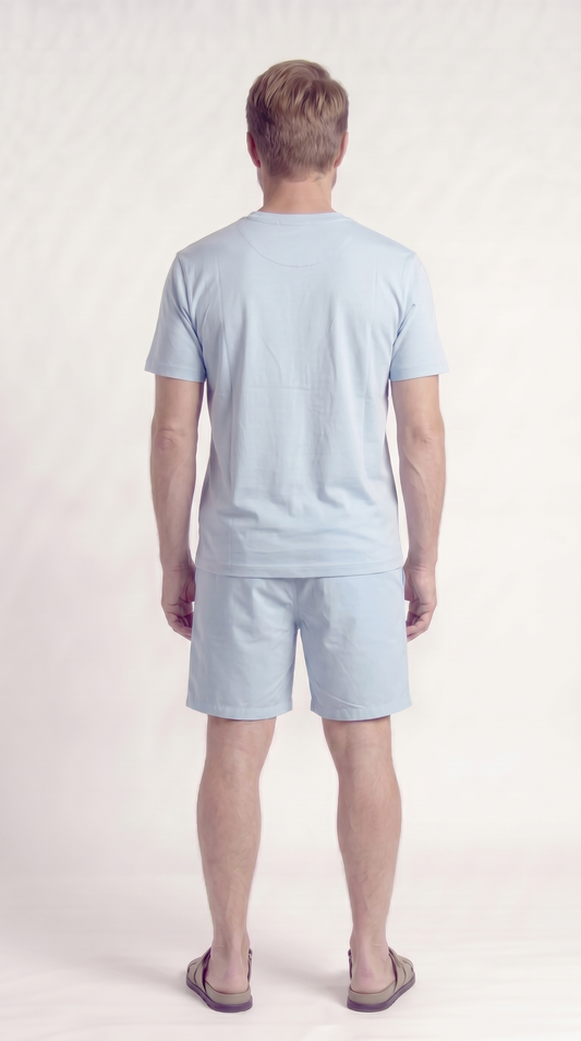 INTERLOCK SUPIMA SET | HIMMELBLAU