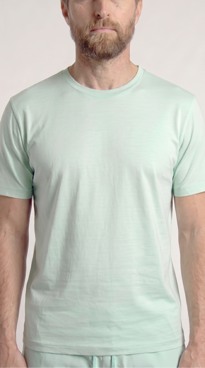 INTERLOCK SUPIMA T-SHIRT | MINTGRÜN
