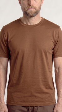 INTERLOCK SUPIMA T-SHIRT | KAFFEE