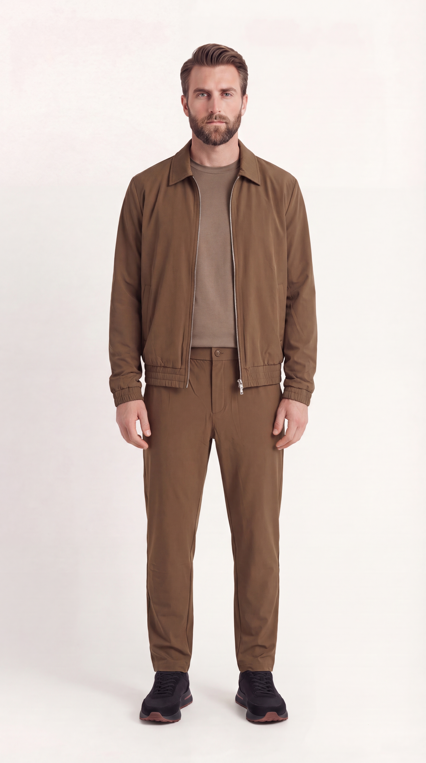 BROWN TECH SUIT