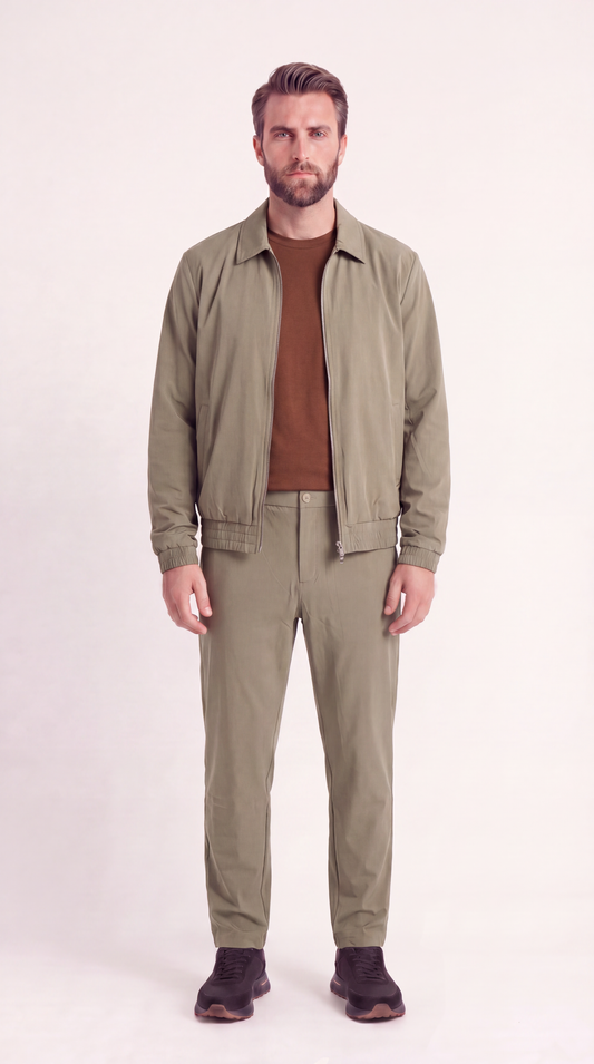 GREY APRICOT TECH SUIT