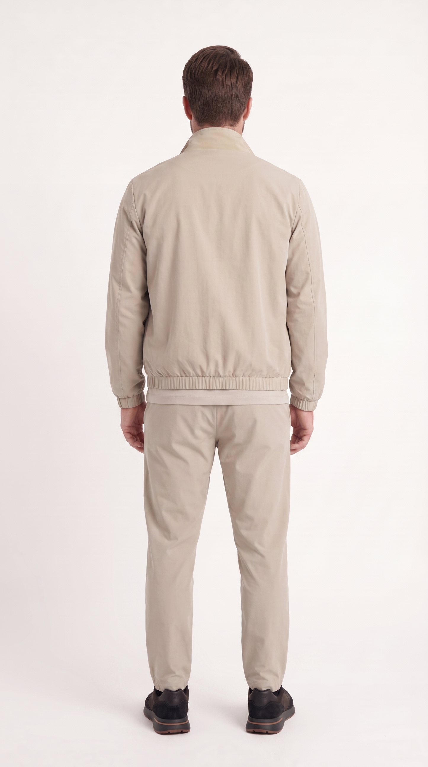 REVERSIBLE JACKET GREY/BEIGE