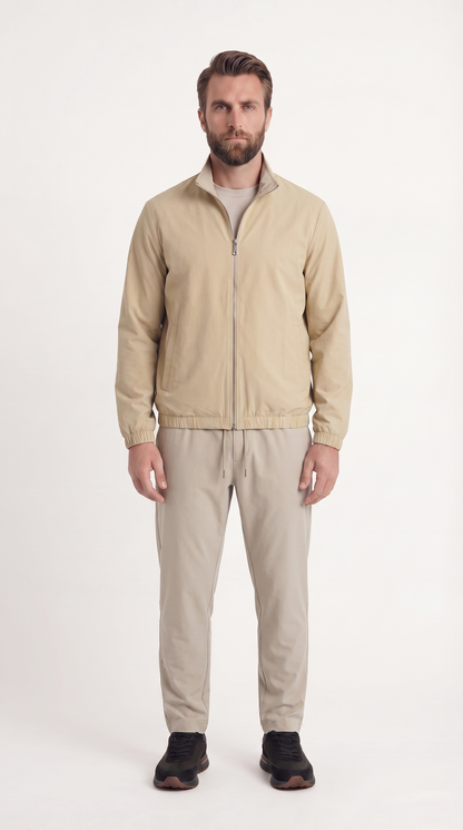 REVERSIBLE JACKET GREY/BEIGE