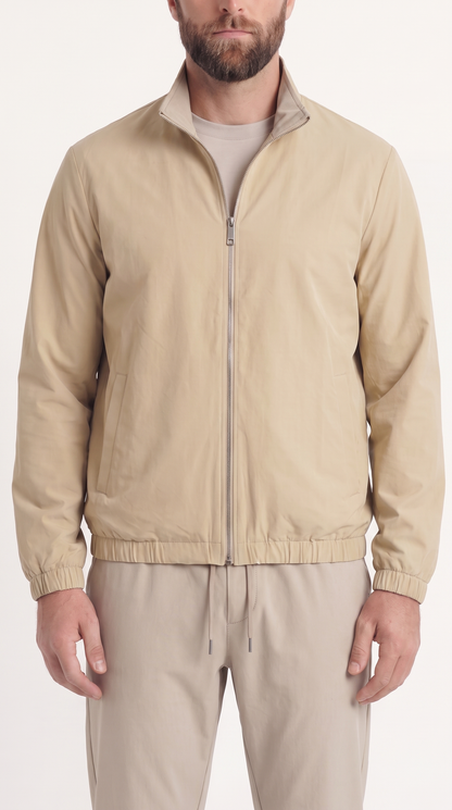 REVERSIBLE JACKET GREY/BEIGE
