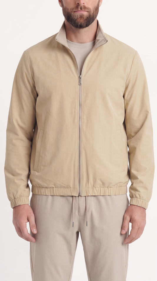 REVERSIBLE JACKET GREY/BEIGE