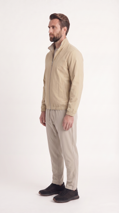 REVERSIBLE JACKET GREY/BEIGE