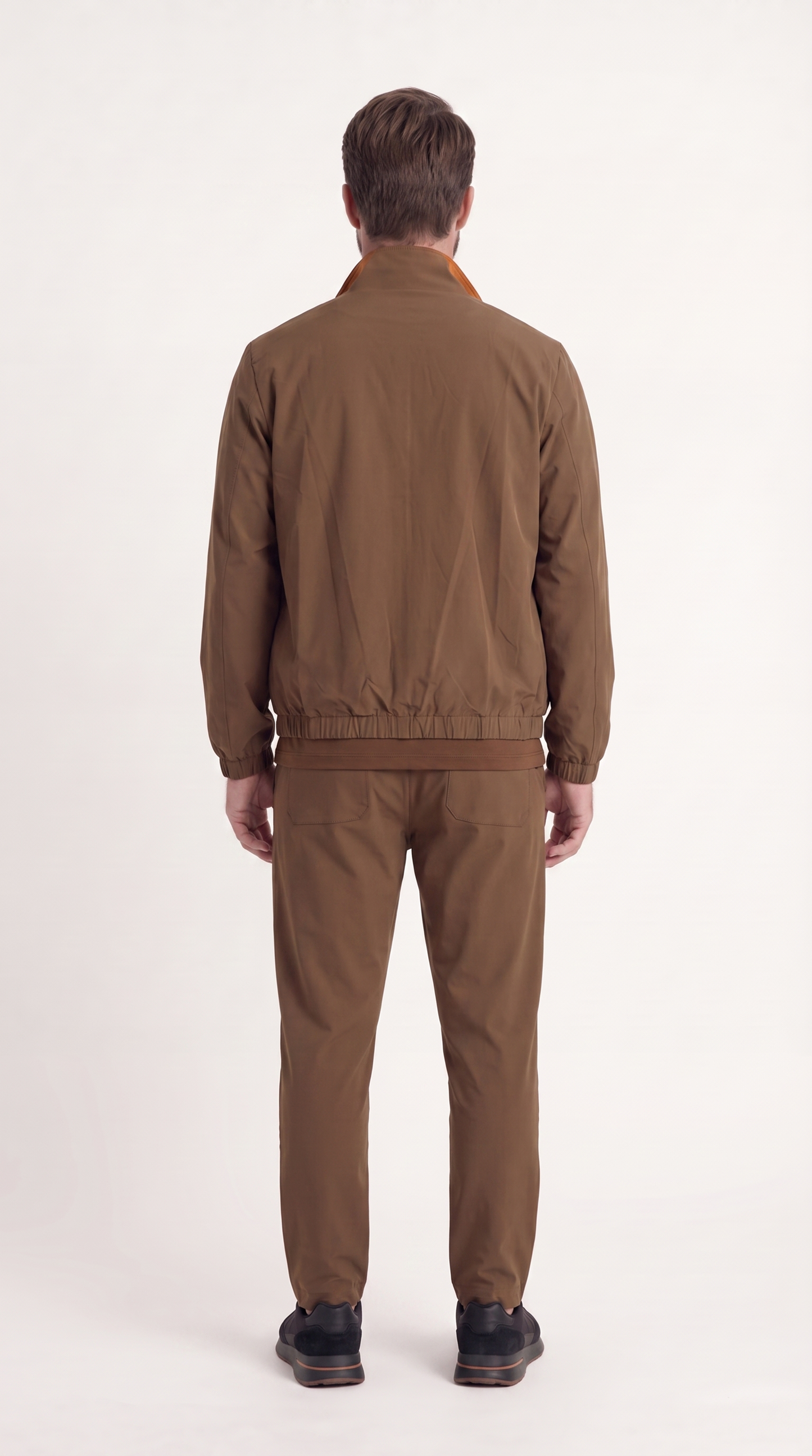REVERSIBLE JACKET BROWN/AUBURN