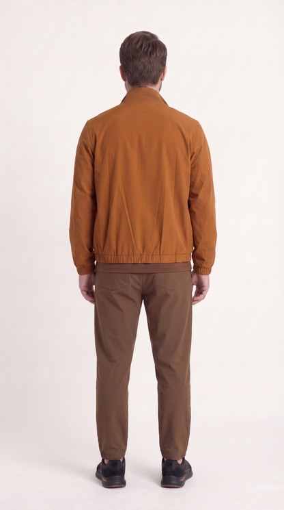 REVERSIBLE JACKET BROWN/AUBURN