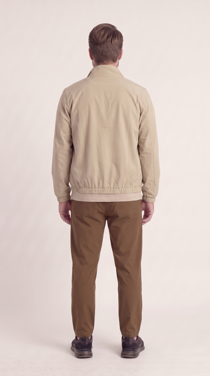 REVERSIBLE JACKET BROWN/BEIGE