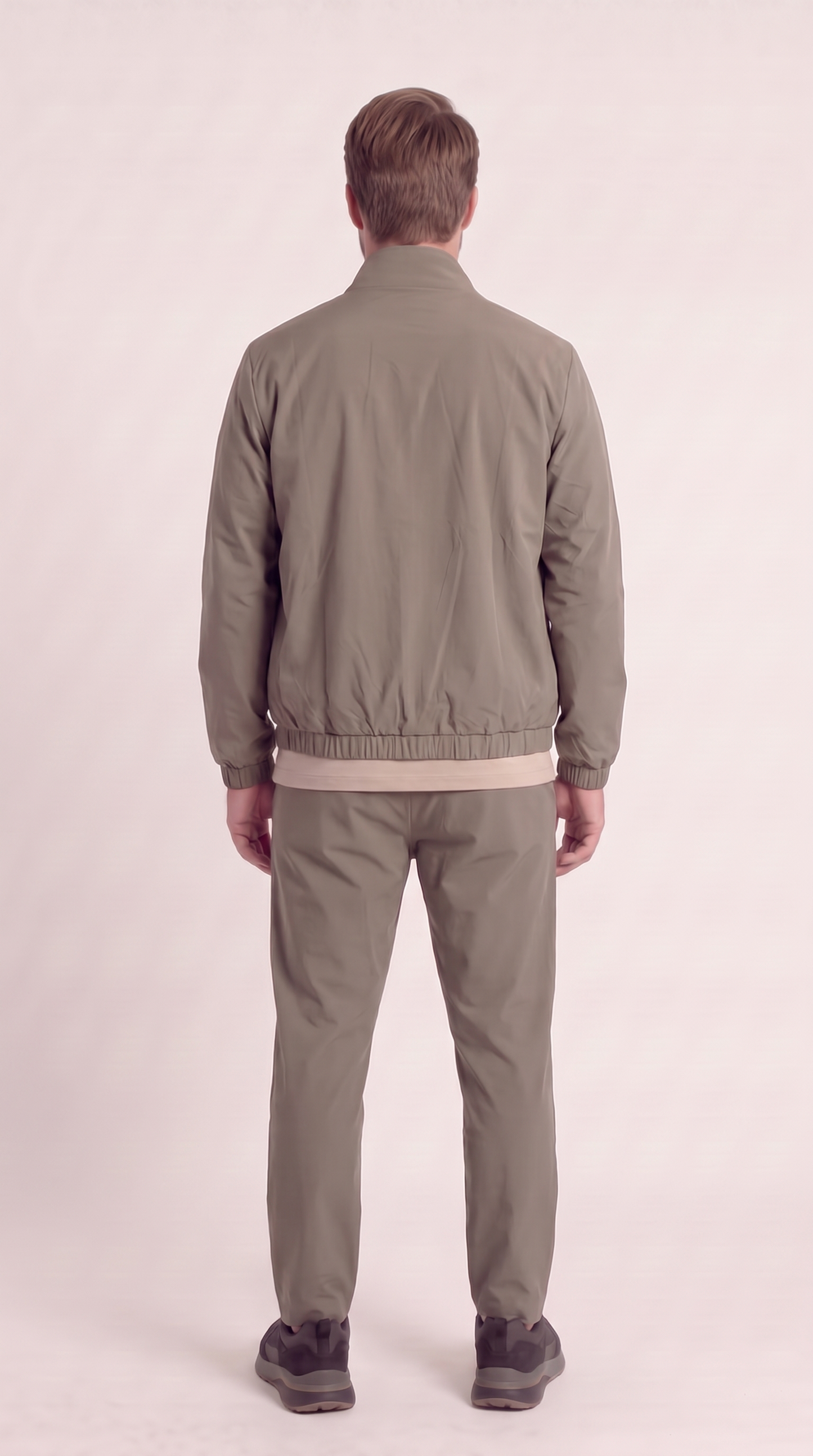 REVERSIBLE JACKET GREY/BEIGE