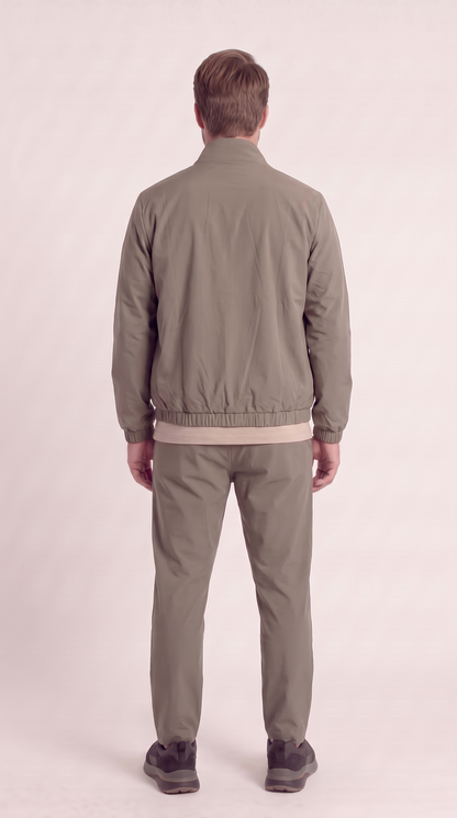 REVERSIBLE JACKET GREY/BEIGE