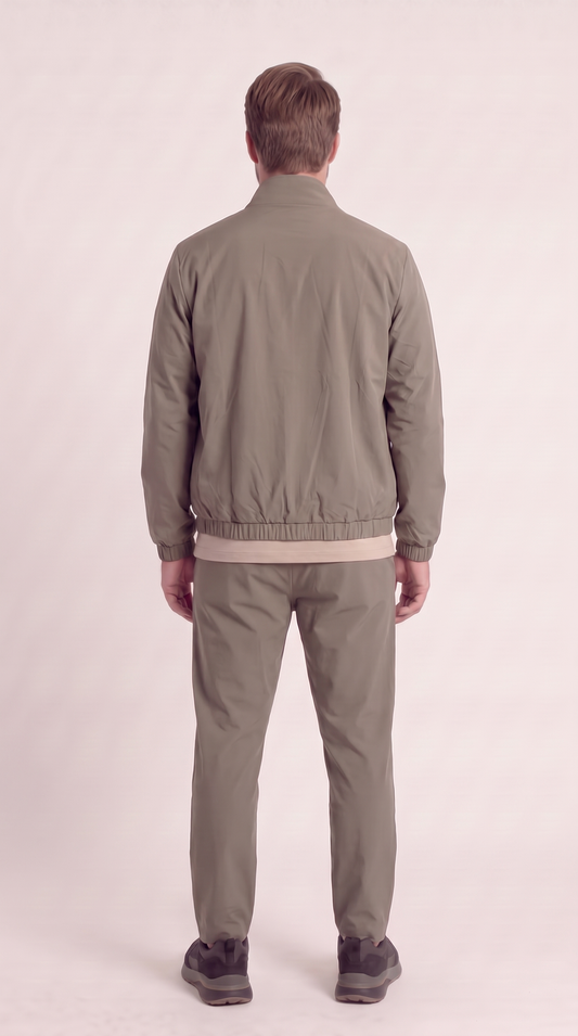 REVERSIBLE JACKET GREY/BEIGE