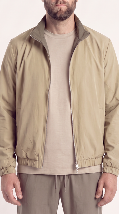 REVERSIBLE JACKET GREY/BEIGE