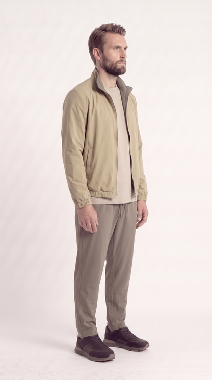 REVERSIBLE JACKET GREY/BEIGE