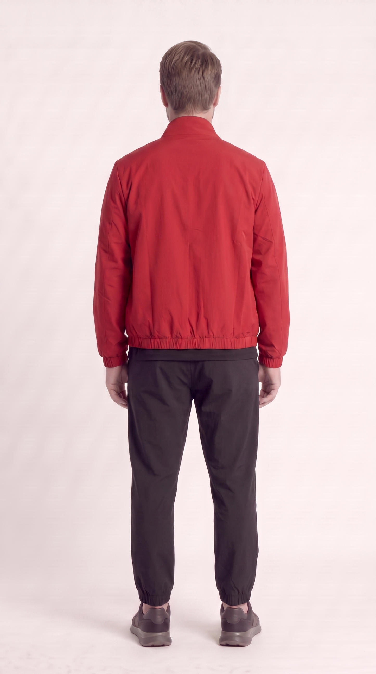 REVERSIBLE JACKET ONXY BLACK/BURGUNDY RED
