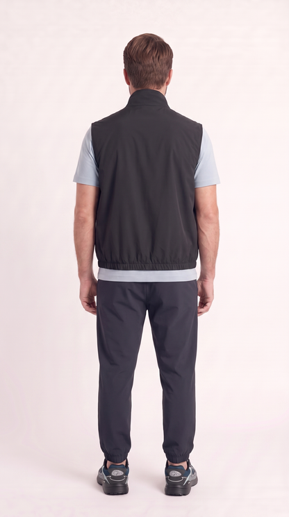 REVERSIBLE GILET NAVY BLUE/LIGHT BLUE