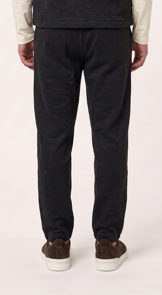 WOOL CASHMERE TAILORED TROUSERS GREY