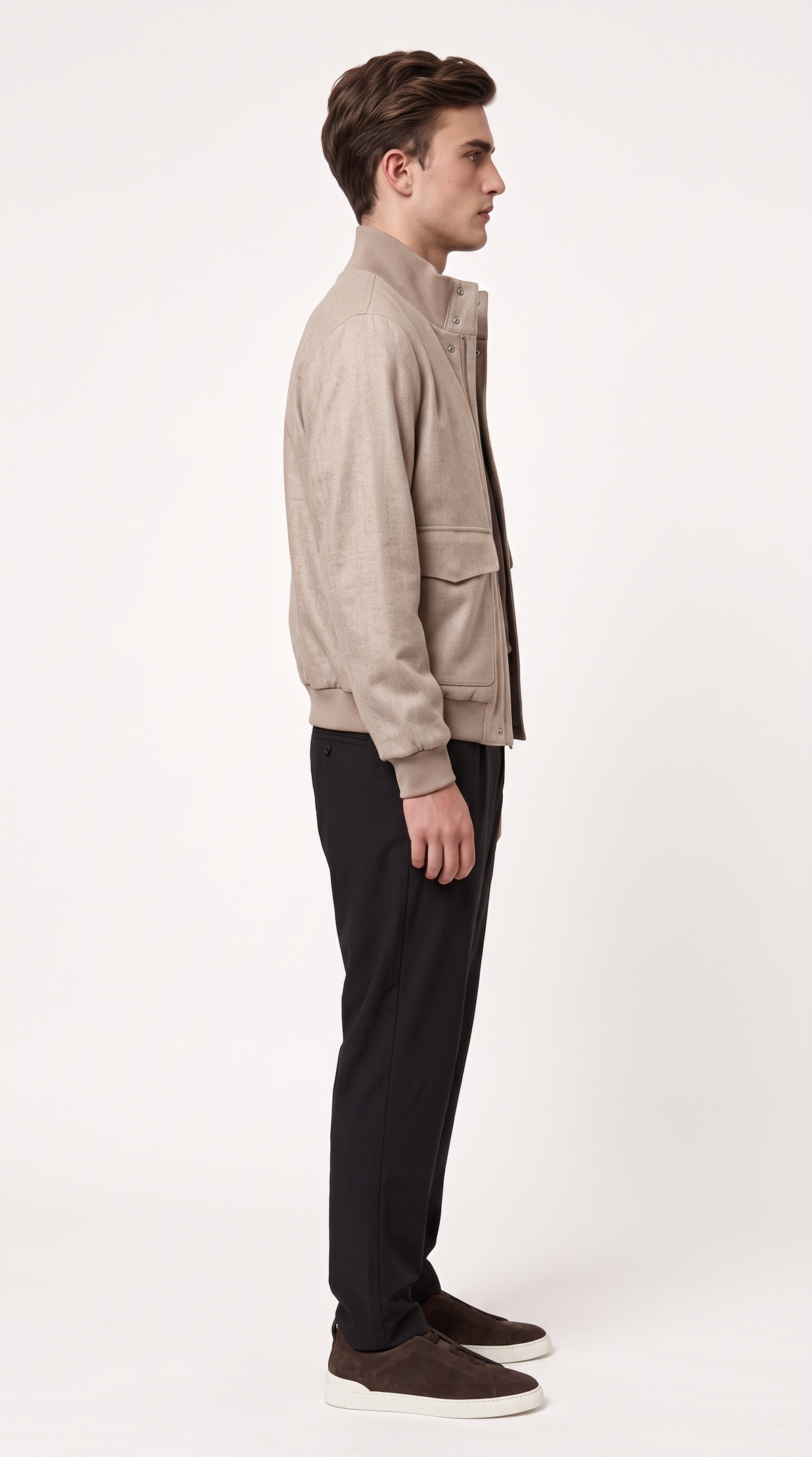 CASHMERE JACKET GREY