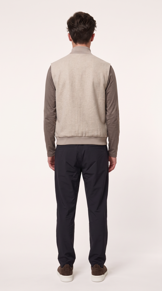 CASHMERE GILET BEIGE
