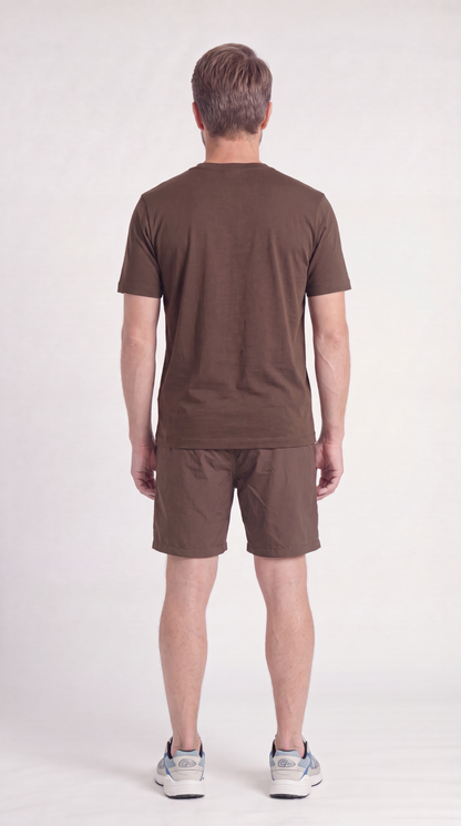 INTERLOCK SUPIMA SET | DUNKELBRAUN
