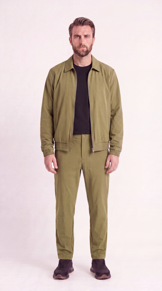 OLIVE GREEN TECH SUIT