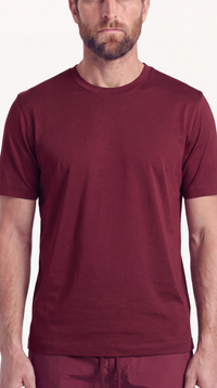 INTERLOCK SUPIMA T-SHIRT | ANCORA ROT